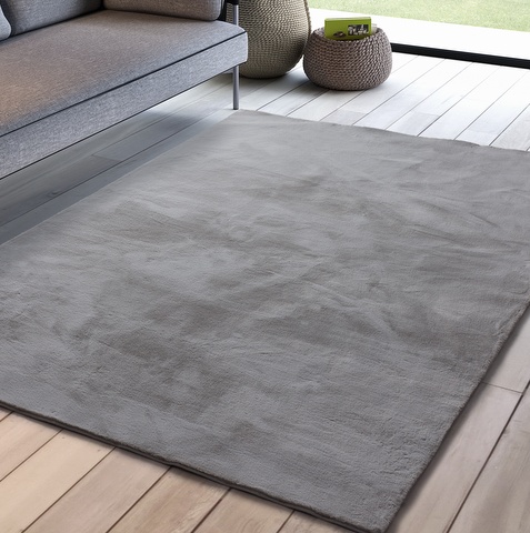 ALFOMBRA LISA XIANA GRIS PLATA